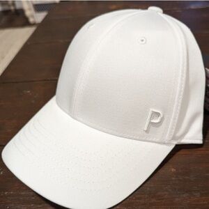 White Baseball Cap for Ponytail